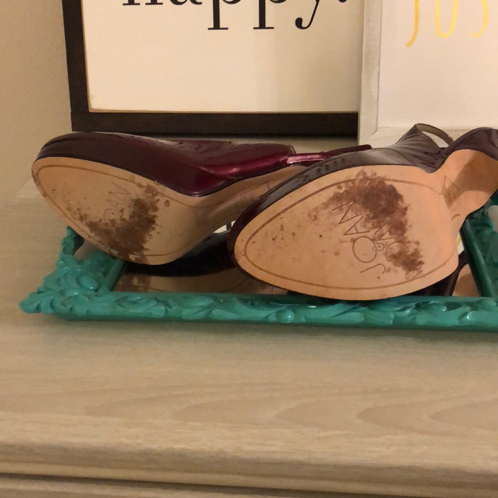 Joan And David Ruby Red Patent Platform Singbacks - image 6